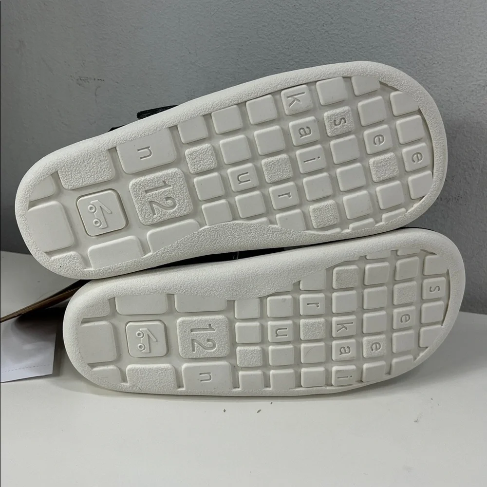 NWT See Kai Run Jaylen Black Dual Strap Water Friendly Sandals Size 12